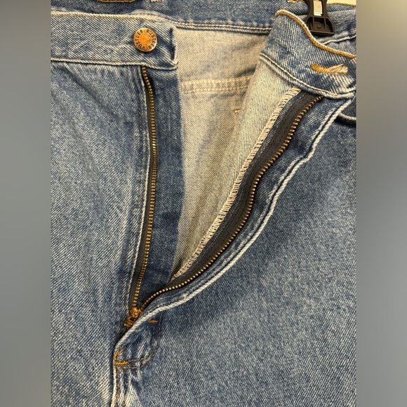 Rustler Big and Tall Straight Blue Jeans Size 42x30 ☀️ - Picture 8 of 16